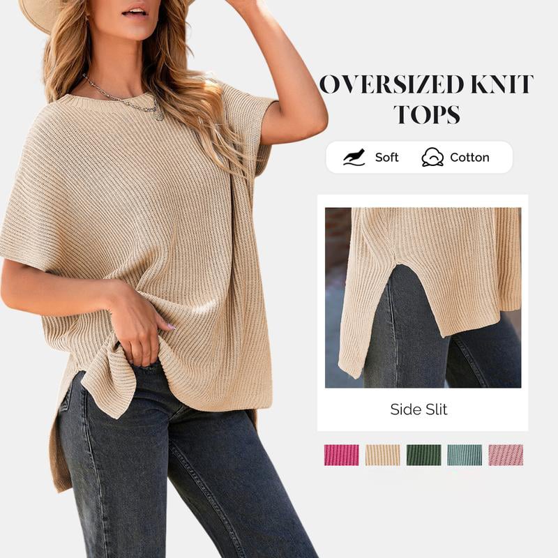 Oversized Loose Knitted Top C689