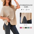 Oversized Loose Knitted Top C689