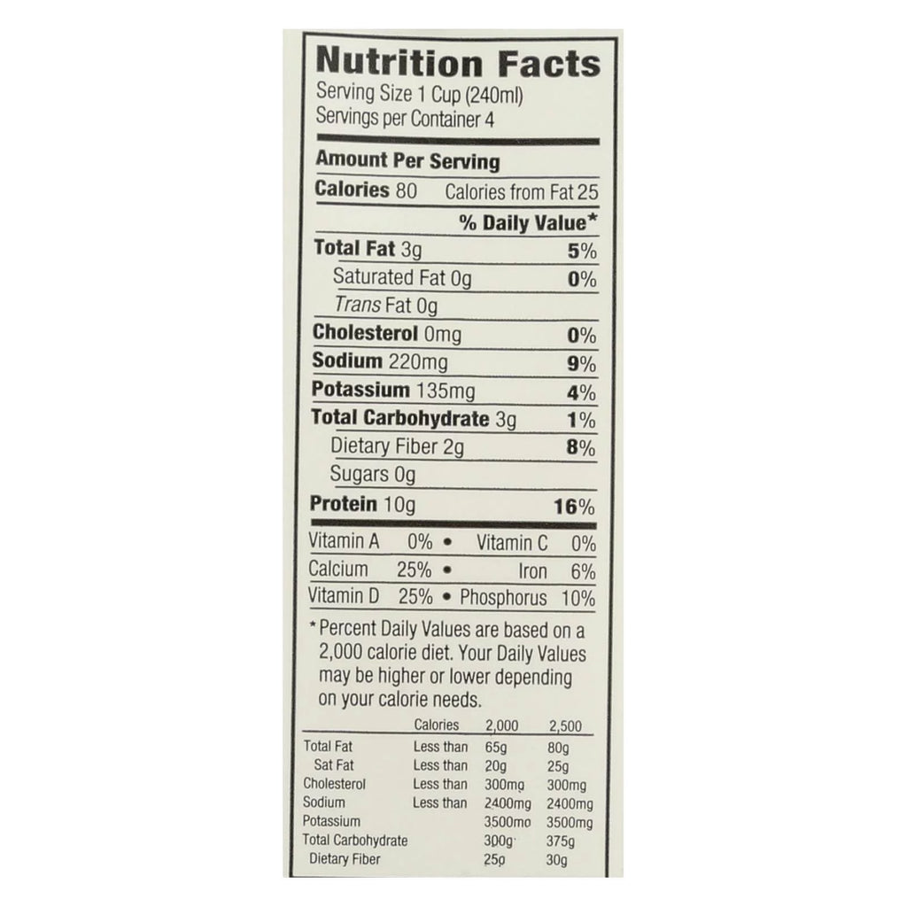Organic Unsweetened Vanilla Almond Milk E266485