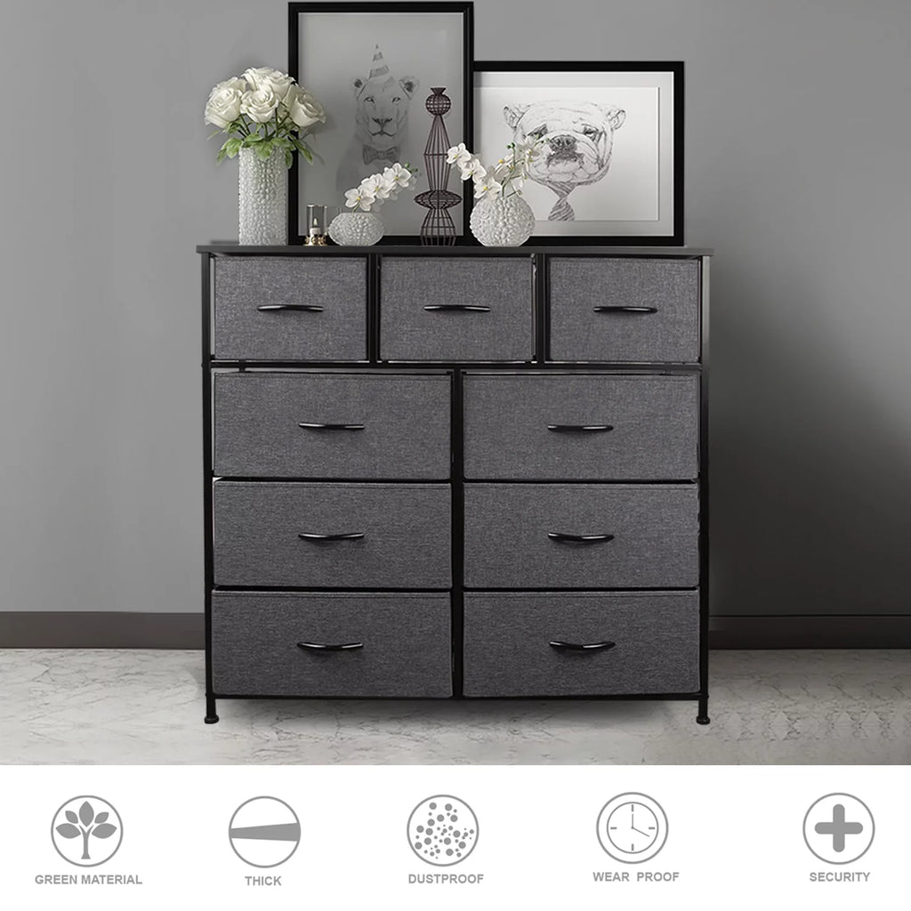 5 Drawer Fabric Dresser Storage Tower Cabinet O23017