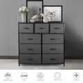 5 Drawer Fabric Dresser Storage Tower Cabinet O23017