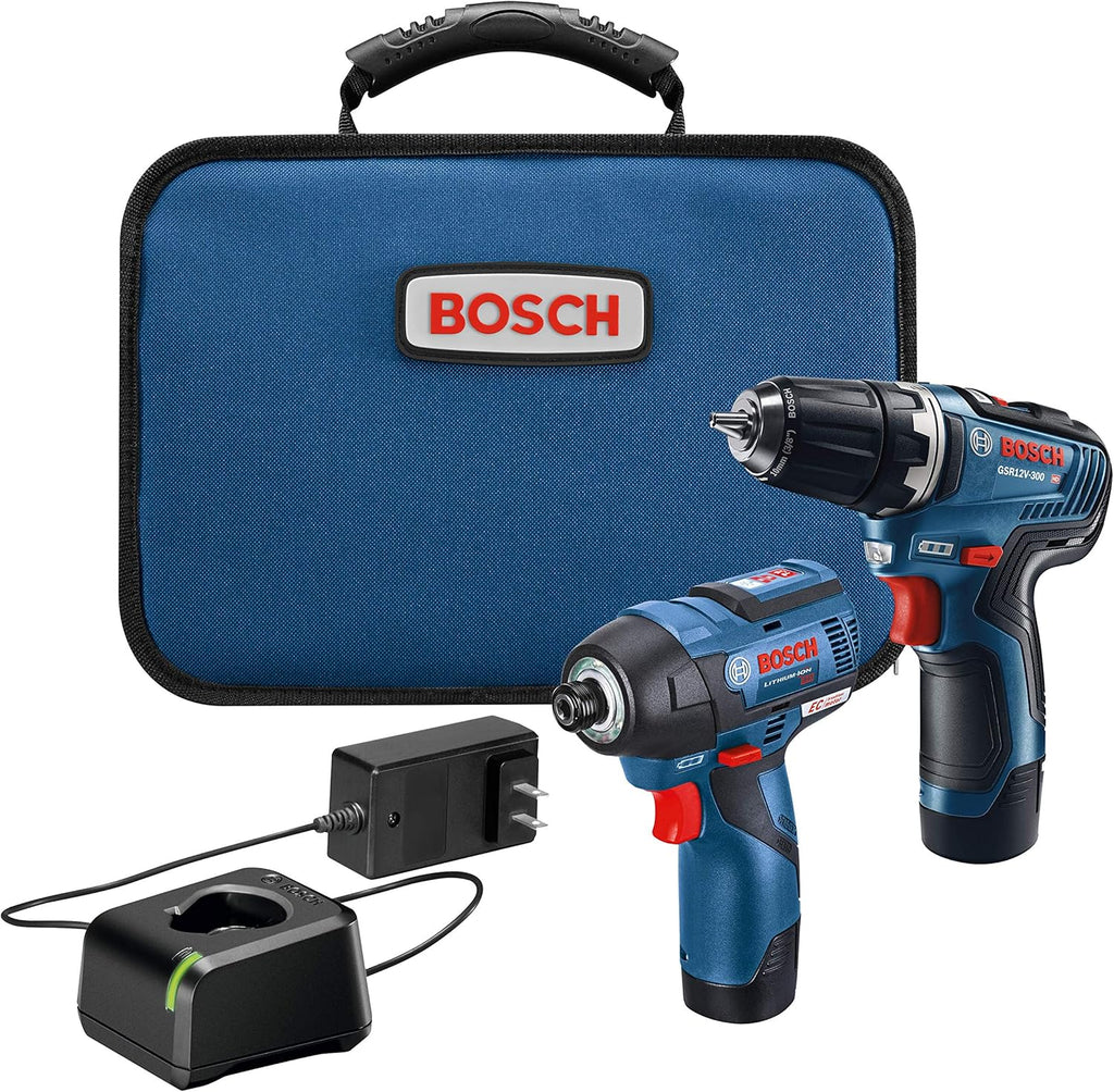 12-Volt Cordless Drill and Impact Driver Combo Kit with 2 Batteries T75640