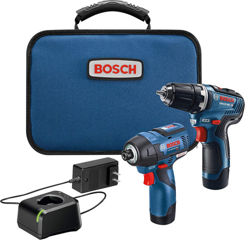 12-Volt Cordless Drill and Impact Driver Combo Kit with 2 Batteries T75640