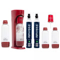 Sparkling Water and Soda Maker Party Pack with 2 60L CO2 Cartridges W466205