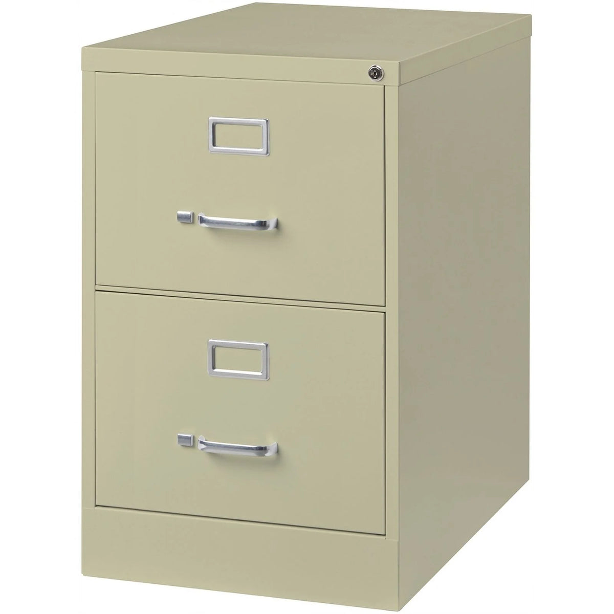 25" 2-Drawer Metal Legal Width Vertical File Cabinet in Beige P549