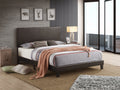 Black Queen Platform Bed L8248