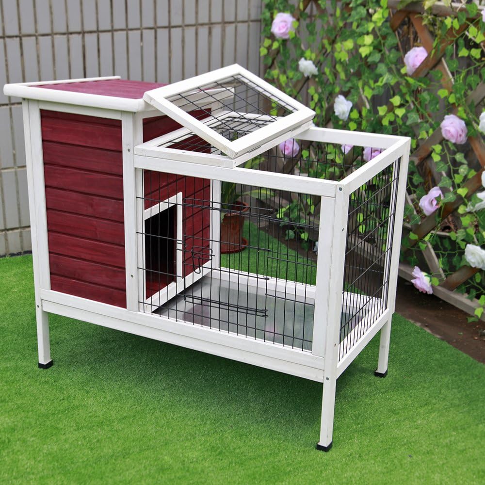 Rabbit Hutch with Pull Out Tray X28891