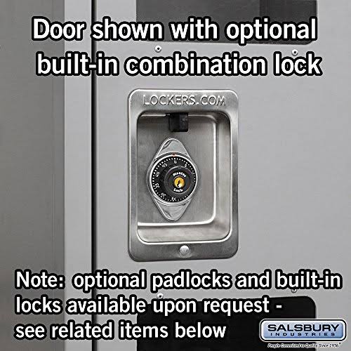 See-Through Metal Locker Single Tier 1 Wide Unassembled Gray I733