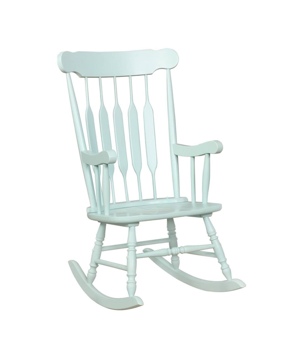 Blue Traditional Rocking Chair Q978549