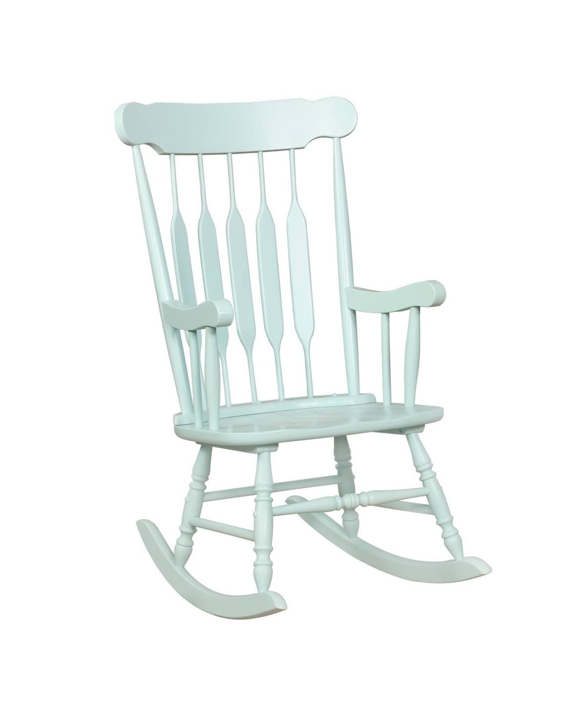 Blue Traditional Rocking Chair Q978549
