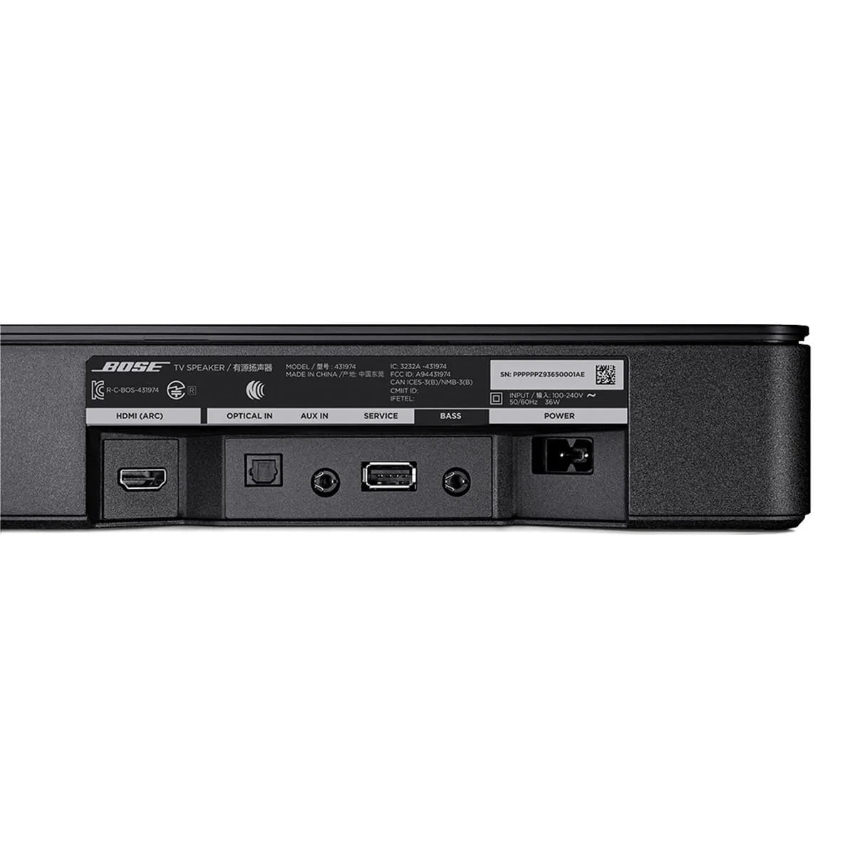 Black Wireless Bluetooth Soundbar I283866