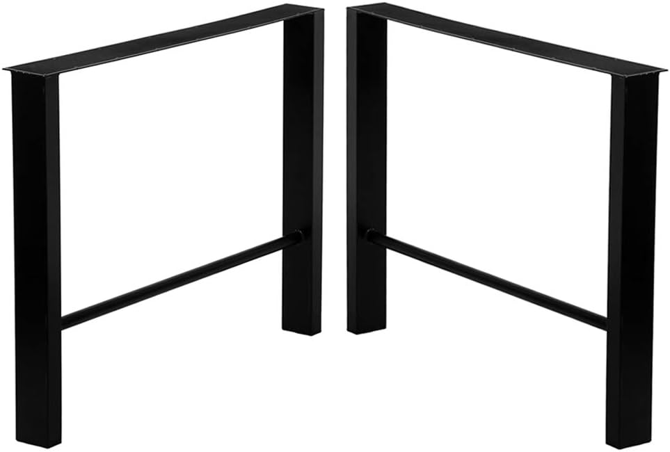 Black Metal Table Legs 2 PCS U8042