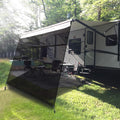 Black Mesh RV Awning Shade Screen with Zipper 10' x 9' W460