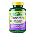 Cinnamon Chromium 500 mg Dietary Supplement Capsules 180 Count U809126