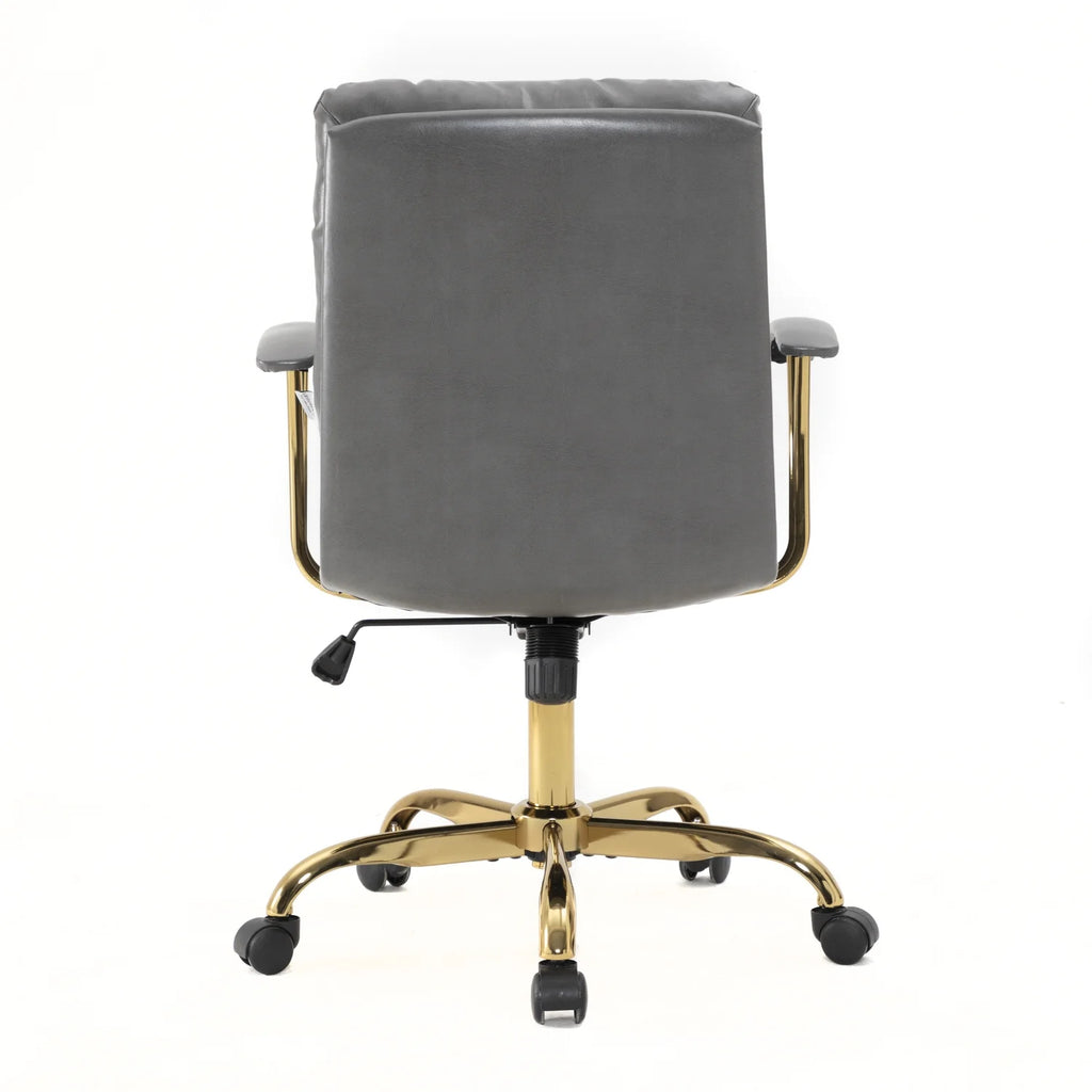 Padded Leather Adjustable Executive Office Chair with Tilt & 360 Degree Swivel C97626