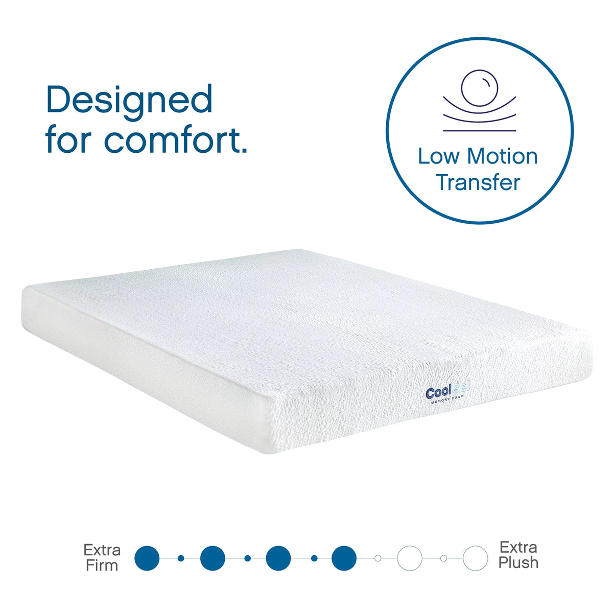 8 Gel Memory Foam Short Queen Mattress H395