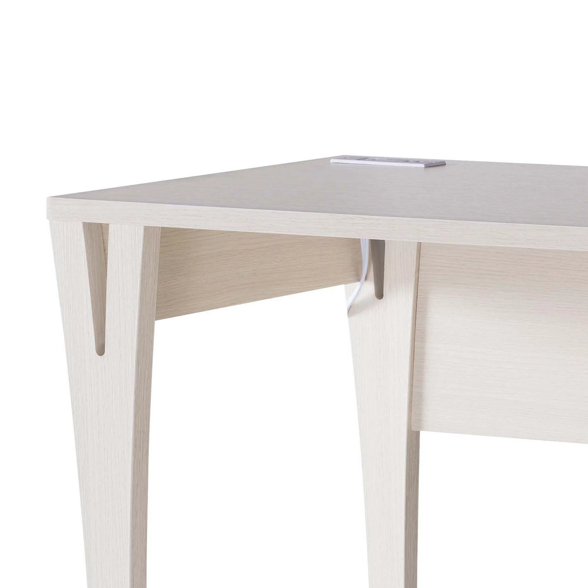 Wooden Desk with 1 Drawer and Side Shelf T783