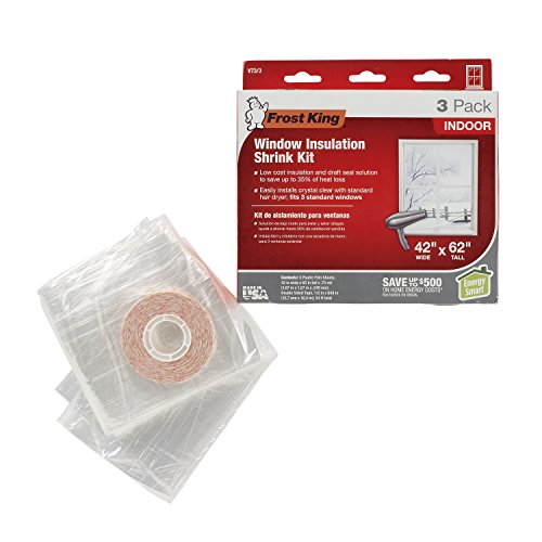 Clear Indoor Shrink Window Kit 42 62-Inch 9-Pack P698647