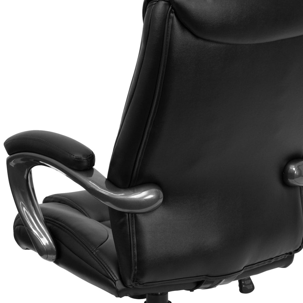 Black LeatherSoft High Back Ergonomic Office Chair D842567