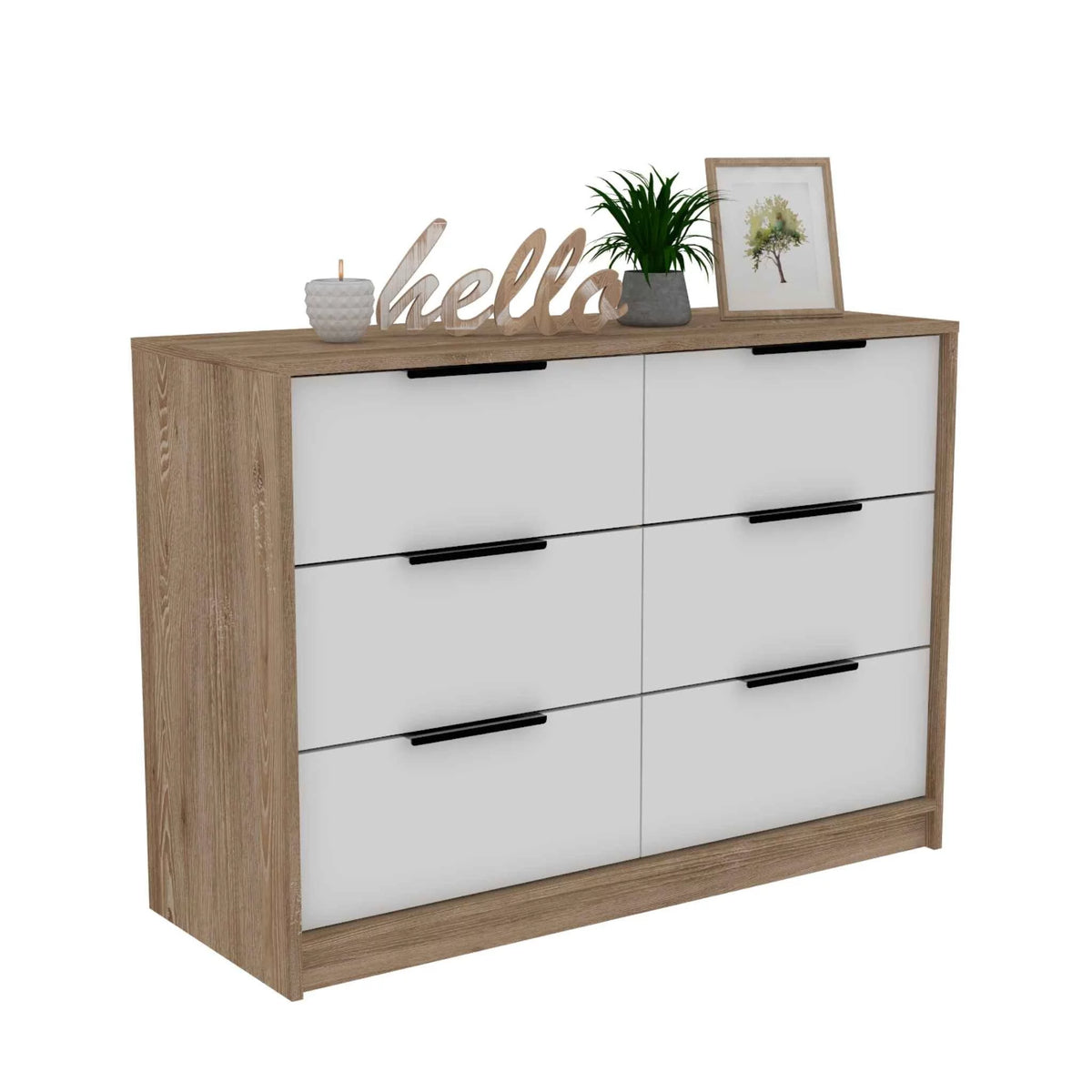 White Natural Pine Dresser D42878