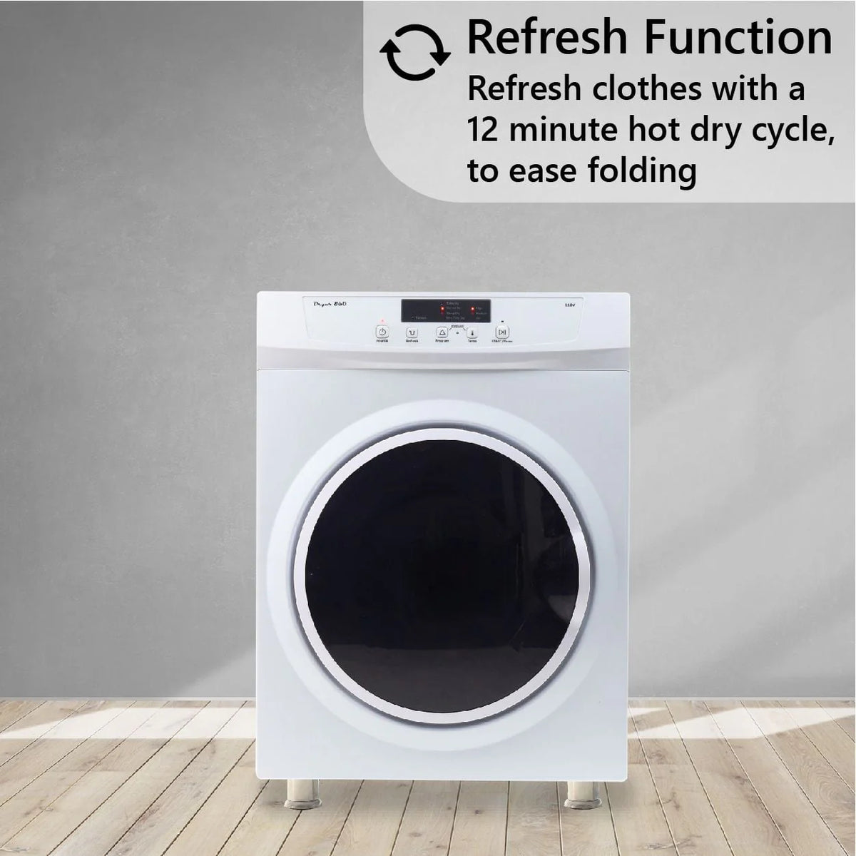 110V 18lbs Washer and 3.5cf Vented Sensor Dryer S613780