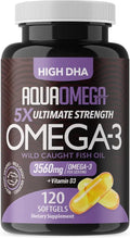 Omega 3 Fish Oil 3560mg 120 Softgels W236243