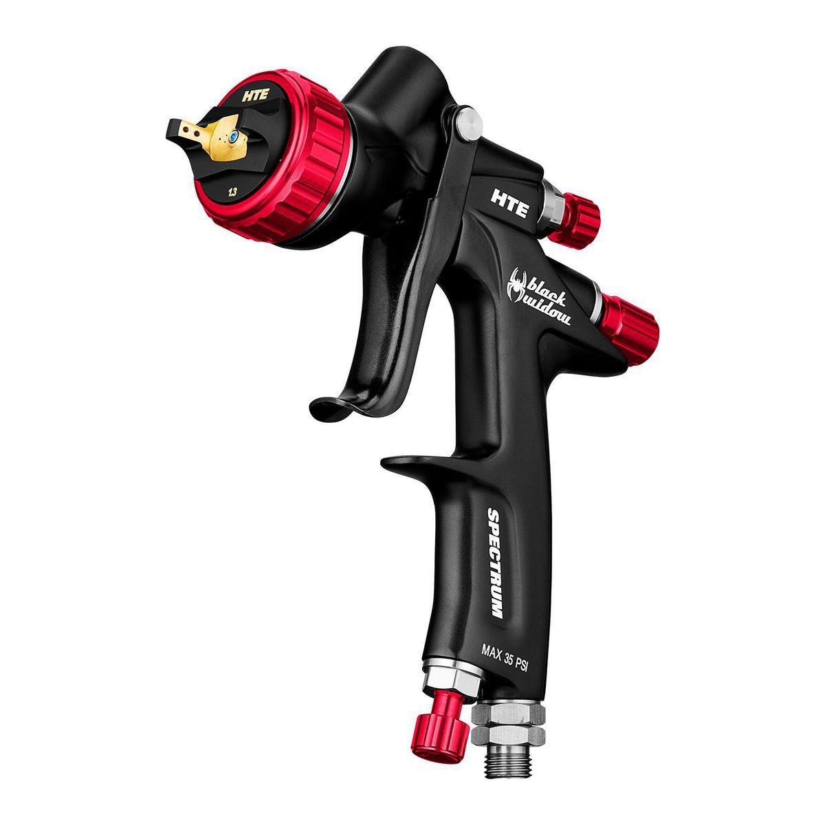 Gravity-Feed Air Spray Gun with Rear Fan Control V212