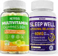 50+ Multivitamin Gummy and Melatonin 60mg Bundle U826569