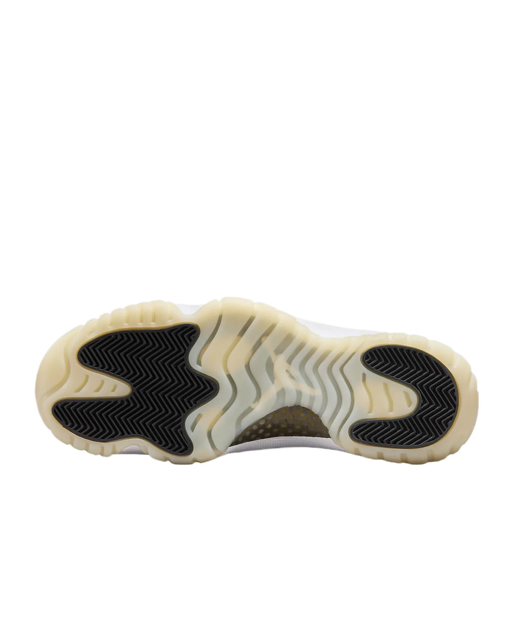 White Metallic Gold-Black Sneaker P562