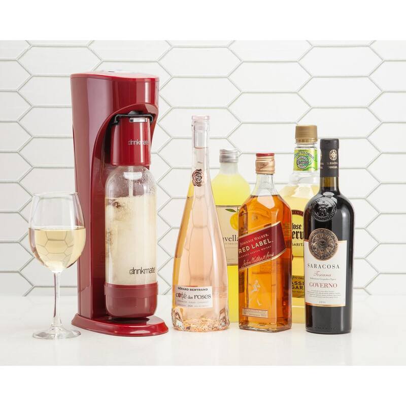 Sparkling Water and Soda Maker Party Pack with 2 60L CO2 Cartridges W466205