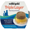 Solid Gold Triple Layer Pate Mousse & Shreds Pumpkin Cat Food E35568