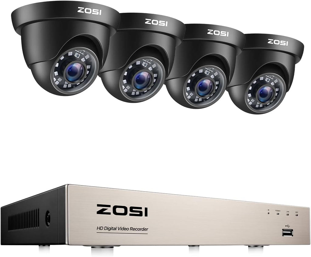 1080p 8CH Security Camera System with 4 Weatherproof Cameras G3048