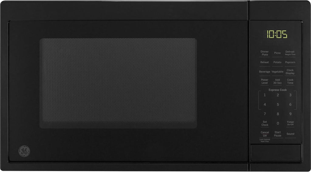 0.9 Cubic Feet 900 Watts Black Stainless Steel Microwave Oven I1801