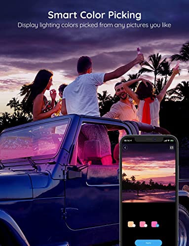 Smart RGB Car LED Lights with App Control O1877