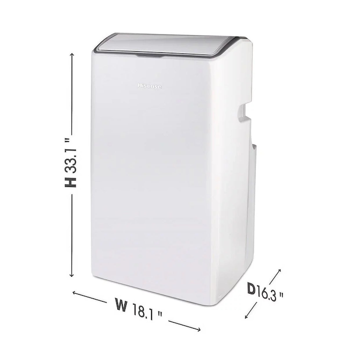 12,000 BTU 115V Portable Air Conditioner with Wifi, White T342425