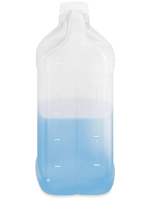 2 1/2 Gallon Natural Clear Jugs Case of 12 L504