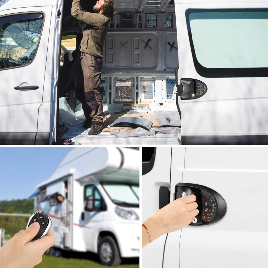 Keyless Entry RV Door Lock with Deadbolt and 2 Remote Key S972