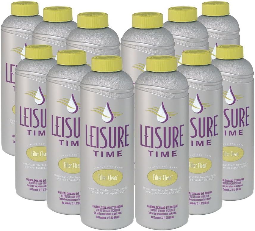 Filter Clean Cartridge Cleaner for Spas and Hot Tubs, 1-Quart, 12-Pack M78591