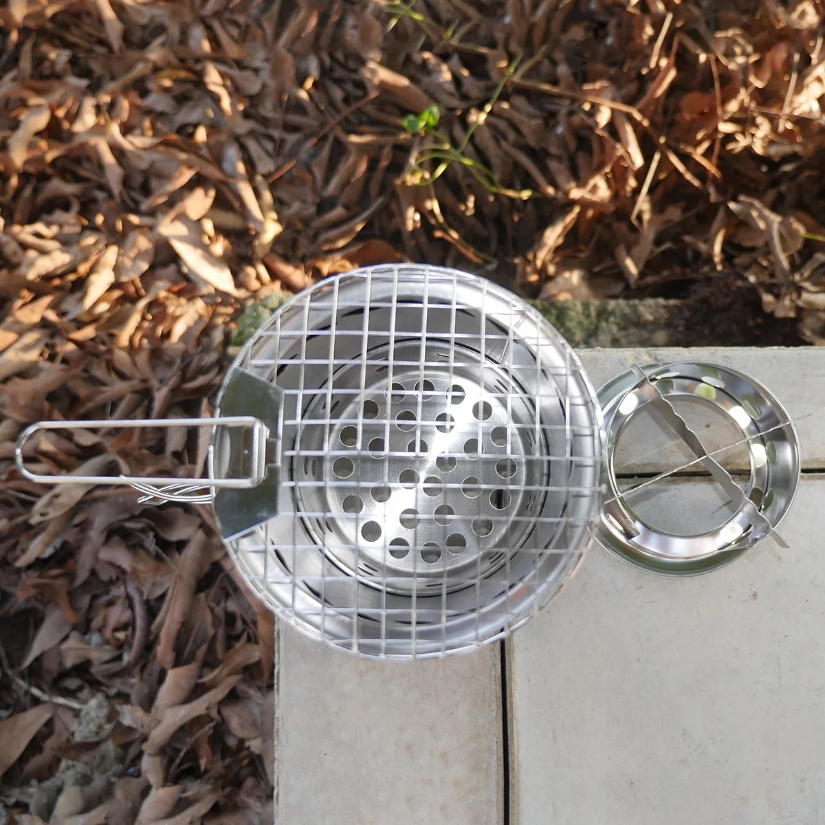 Portable Windproof Wood Stainless Steel Stove Z1763