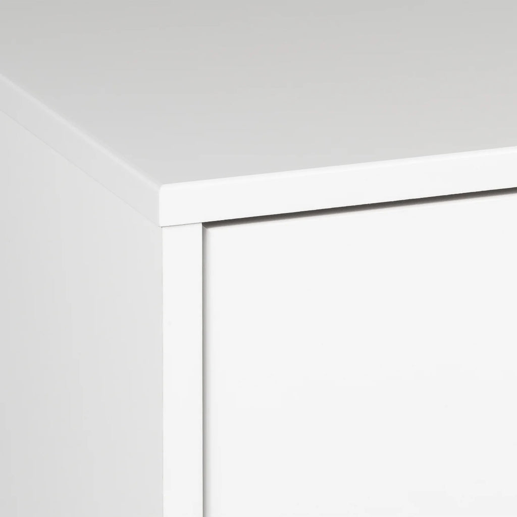 White 4-Drawer Dresser M7163