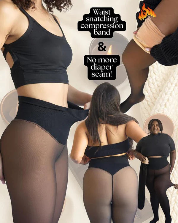 Compression Fleece Lined Tights L243