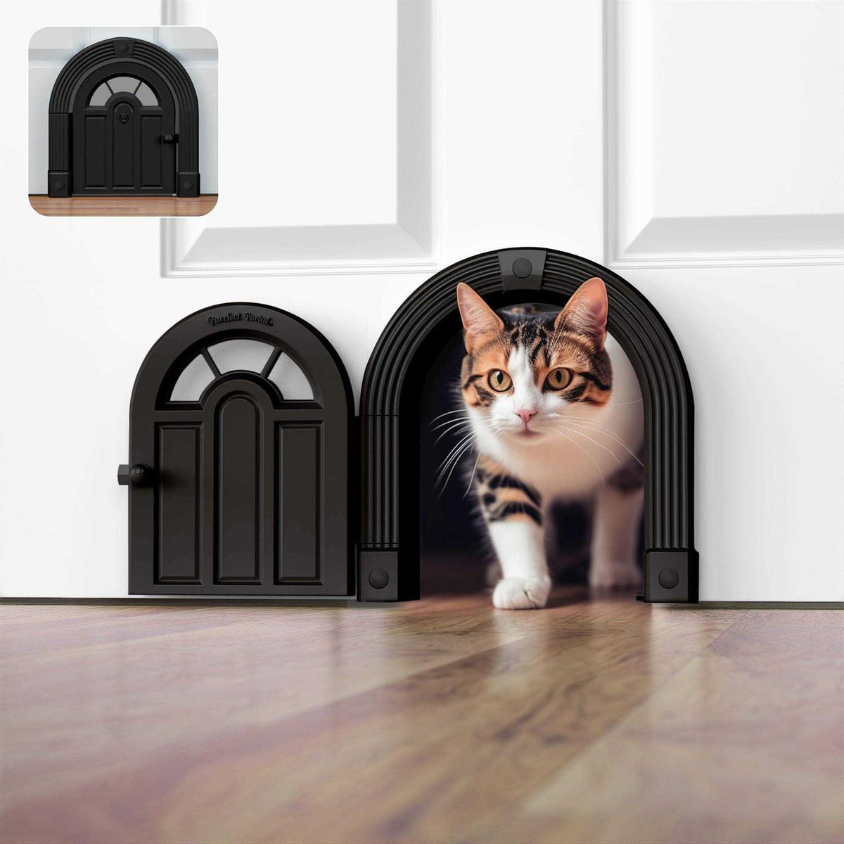 Interior Cat Door for Cats Up to 20 lbs Y1161