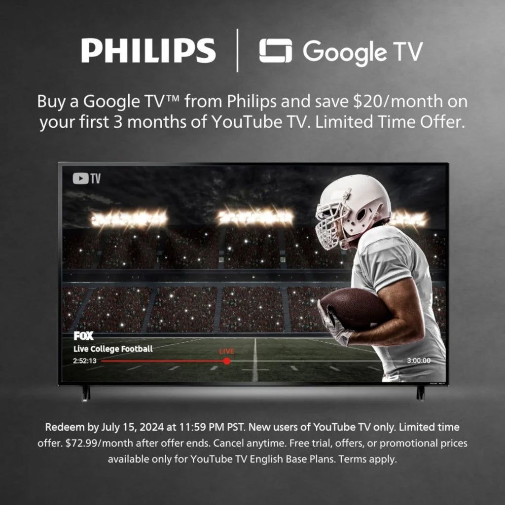 65 Class 4K Ultra HD Google Smart LED Television R485677
