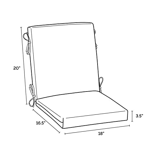 Rain-Proof Fade Resistant Outdoor Chair Cushion N621