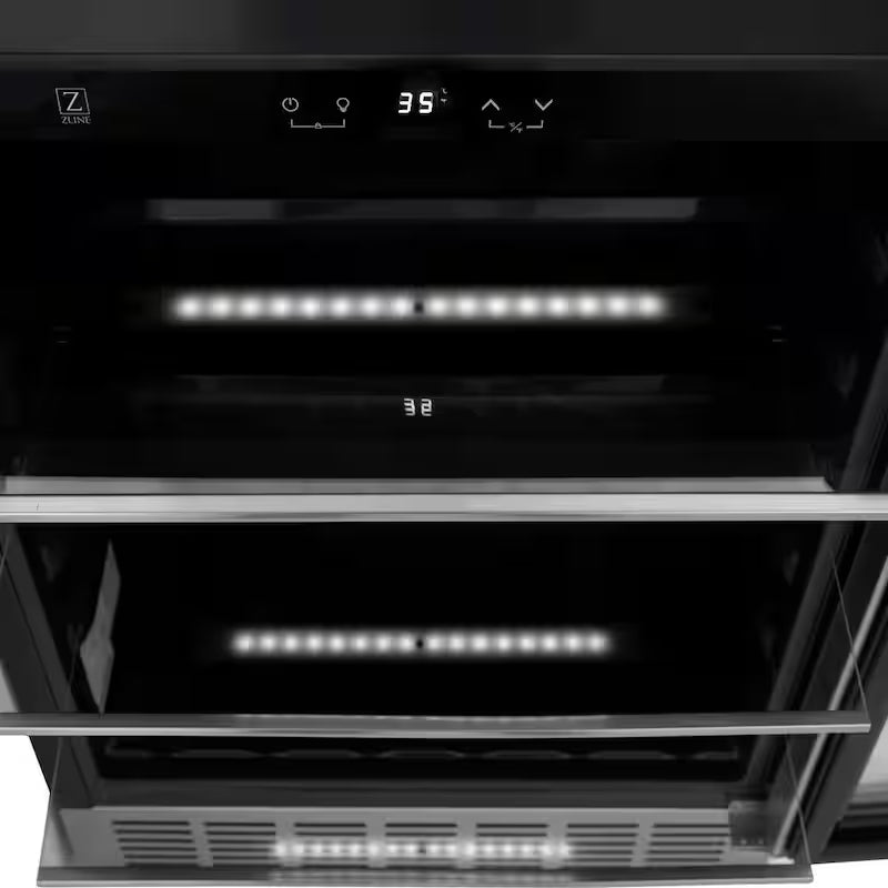 24 in. Single Zone 154-Can Stainless Steel Beverage Fridge P191