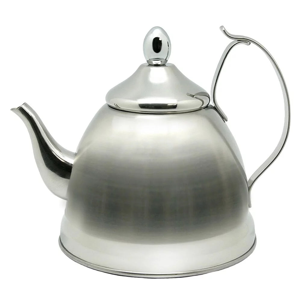 1.0 Quart Stainless Steel Tea Kettle with Infuser Basket T76934