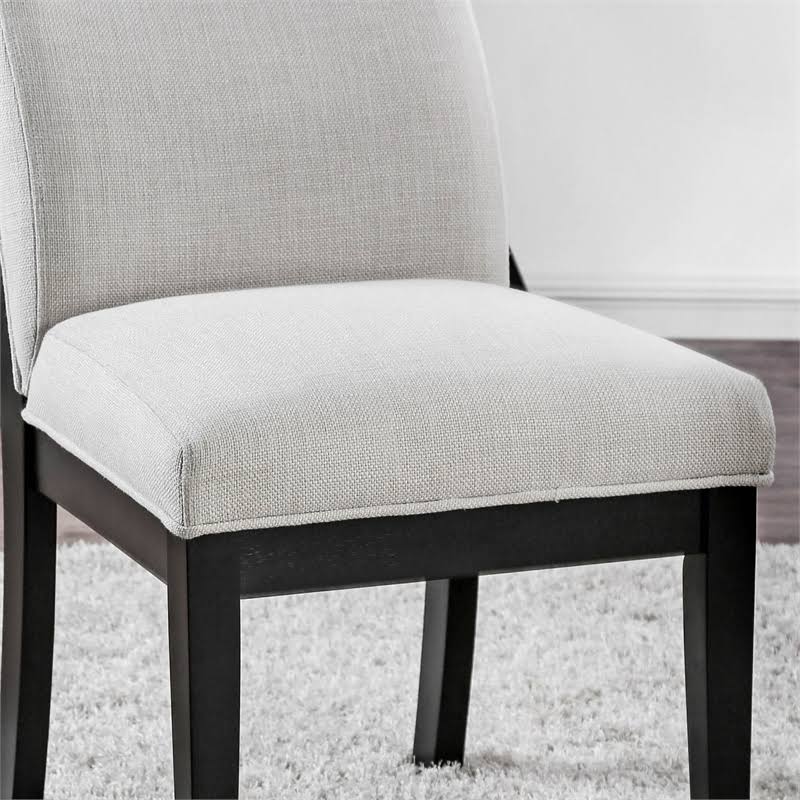 Beige Dining Side Chair Set of 2 V297791
