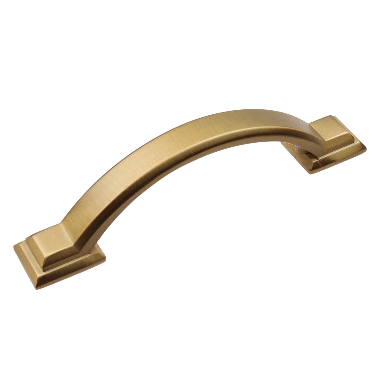 3-Inch Center Arched Cabinet Pull Satin Gold 25-Pack A990