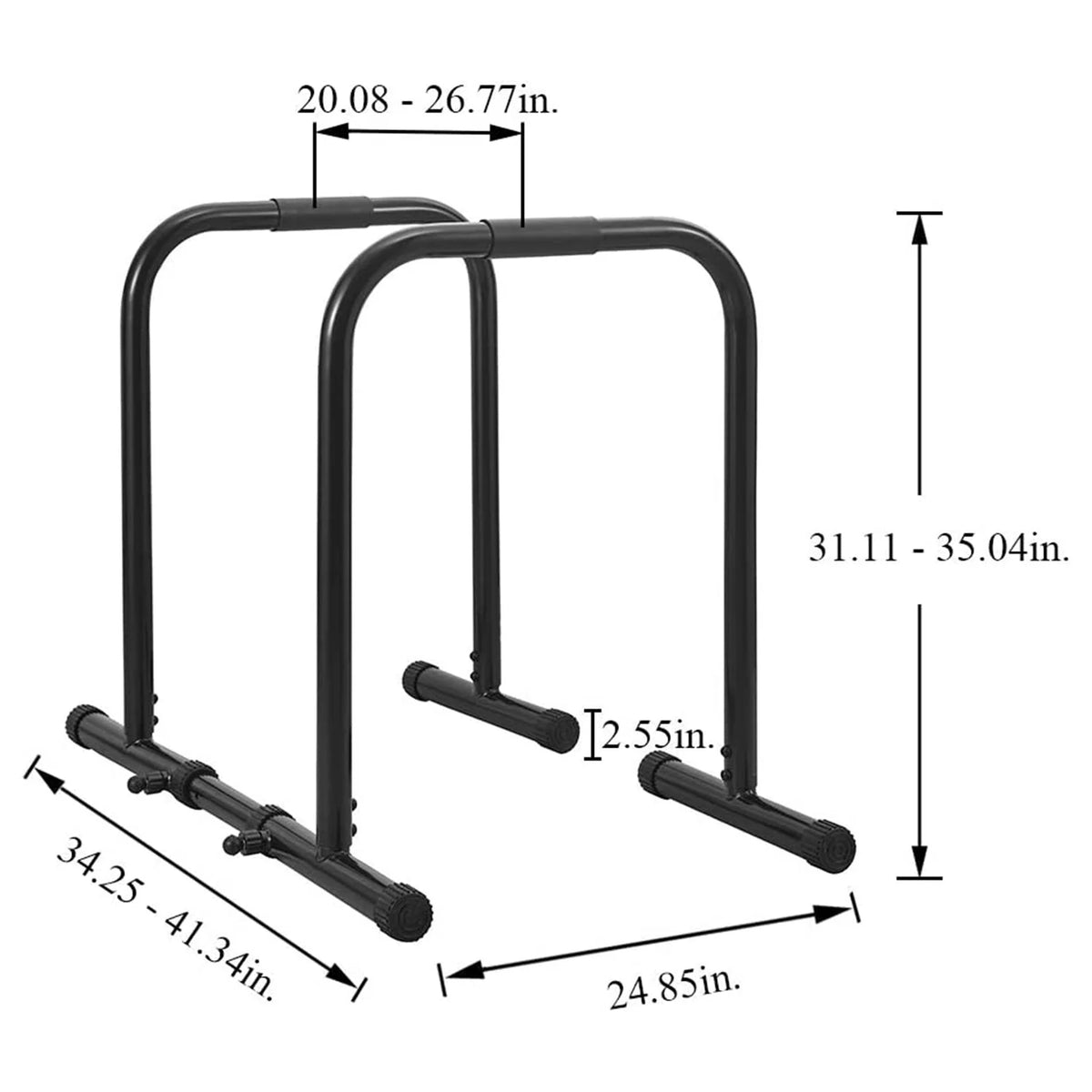 Heavy Duty Dip Bar Stand Black E503706