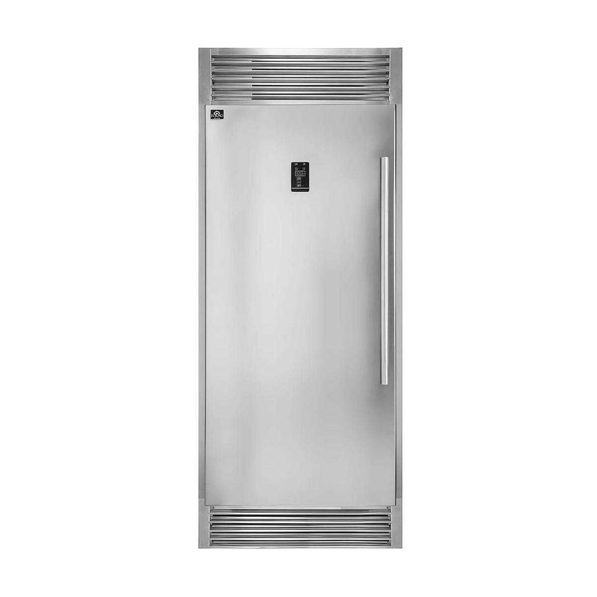32 Dual Combination Refrigerator/Freezer in Stainless Steel with Trim Kit D18308